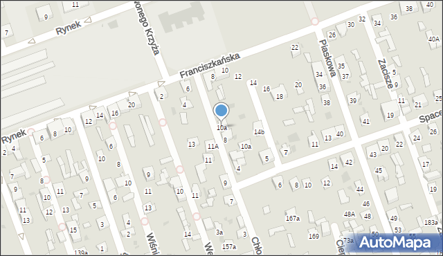 Skarżysko-Kamienna, Chłodna, 10a, mapa Skarżysko-Kamienna