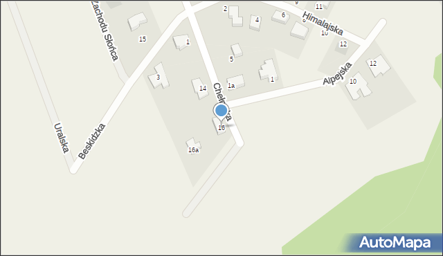 Skwierzynka, Chełmska, 16, mapa Skwierzynka