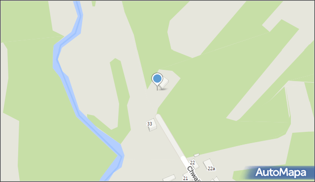 Sławków, Chwaliboskie, 34, mapa Sławków