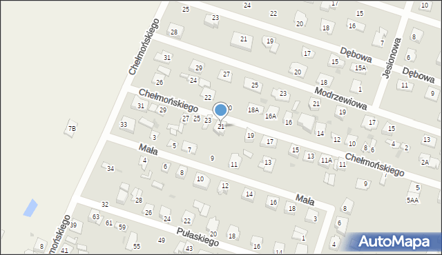 Sochaczew, Chełmońskiego Józefa, 21, mapa Sochaczew