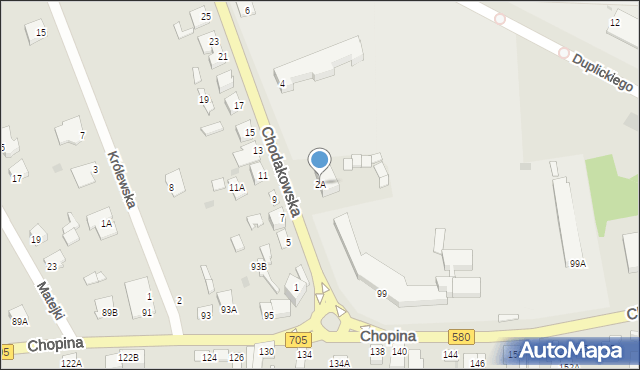 Sochaczew, Chodakowska, 2A, mapa Sochaczew
