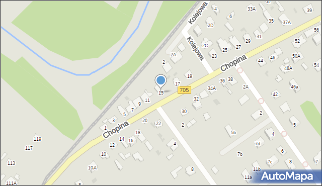 Sochaczew, Chopina Fryderyka, 15, mapa Sochaczew