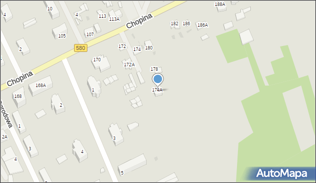 Sochaczew, Chopina Fryderyka, 176, mapa Sochaczew