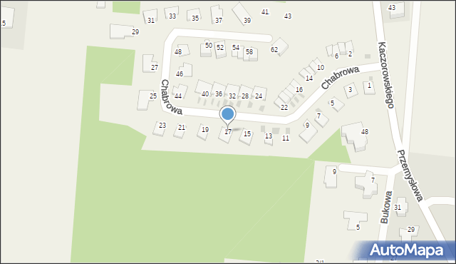 Sochonie, Chabrowa, 17, mapa Sochonie