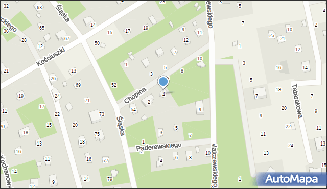 Sokolniki-Las, Chopina Fryderyka, 4, mapa Sokolniki-Las