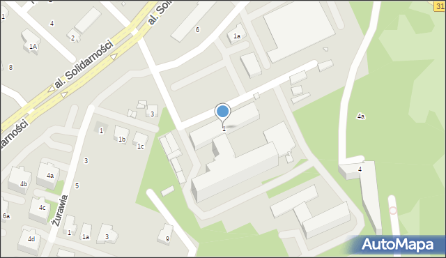 Śrem, Chełmońskiego Józefa, 1, mapa Śrem