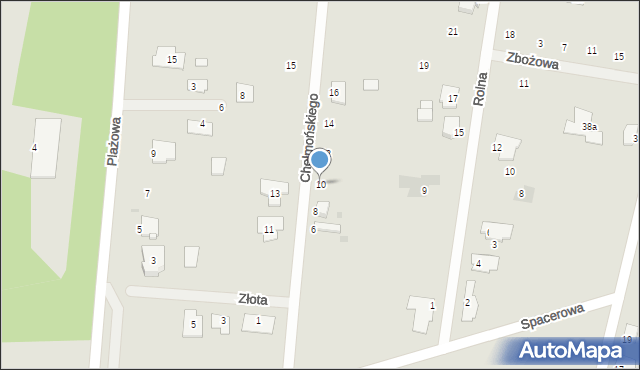 Środa Wielkopolska, Chełmońskiego Józefa, 10, mapa Środa Wielkopolska