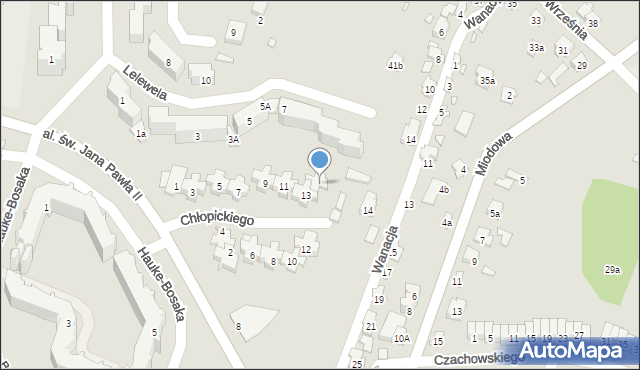 Starachowice, Chłopickiego Józefa, gen., 15, mapa Starachowic