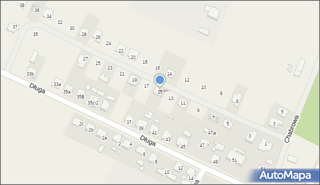 Stare Oborzyska, Chabrowa, 15, mapa Stare Oborzyska