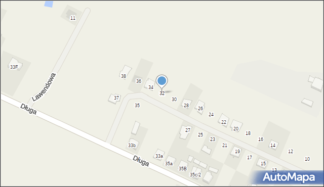 Stare Oborzyska, Chabrowa, 32, mapa Stare Oborzyska