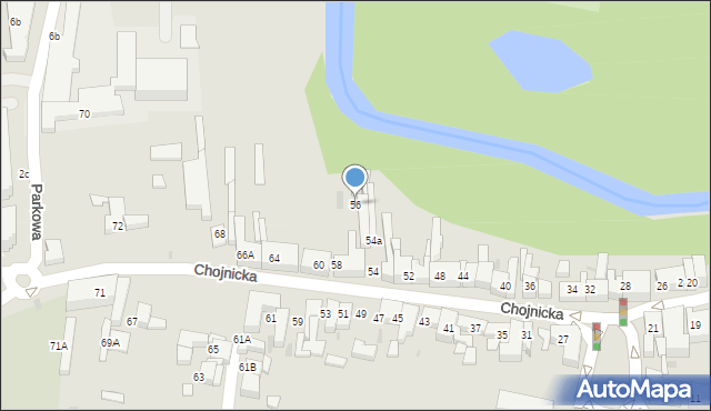 Starogard Gdański, Chojnicka, 56, mapa Starogard Gdański