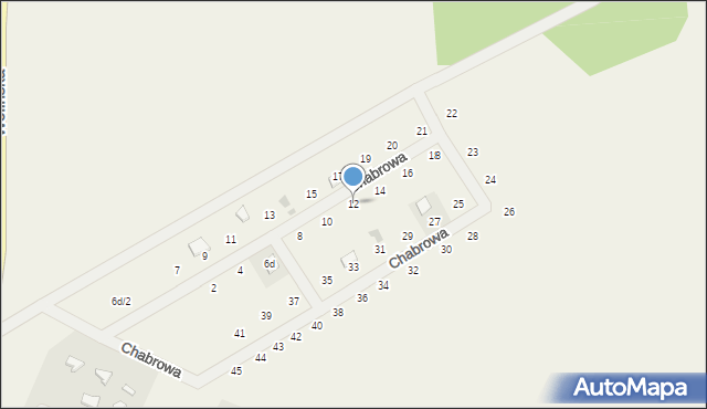Stepniczka, Chabrowa, 12, mapa Stepniczka