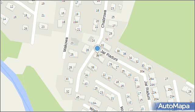 Straszyn, Chabrowa, 35, mapa Straszyn