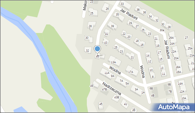 Straszyn, Chabrowa, 45, mapa Straszyn