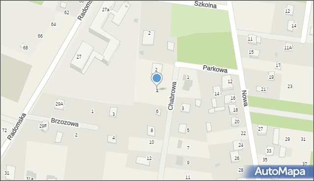 Stromiec, Chabrowa, 4, mapa Stromiec