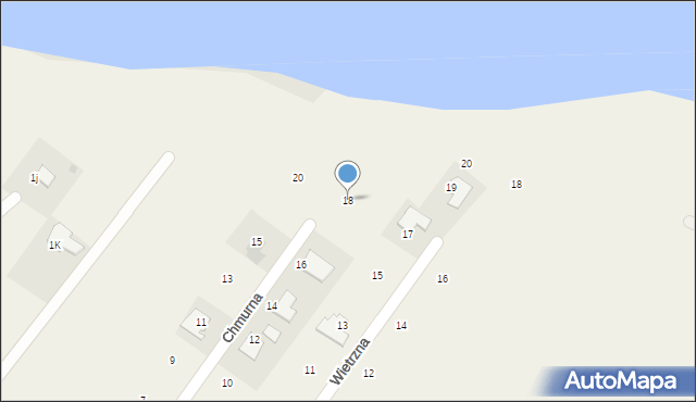 Strużal, Chmurna, 18, mapa Strużal