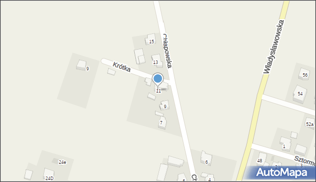 Swarzewo, Chłapowska, 11, mapa Swarzewo