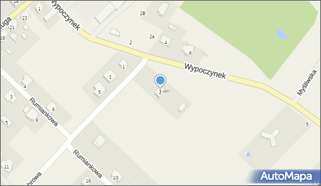 Świdnica, Chabrowa, 2, mapa Świdnicy