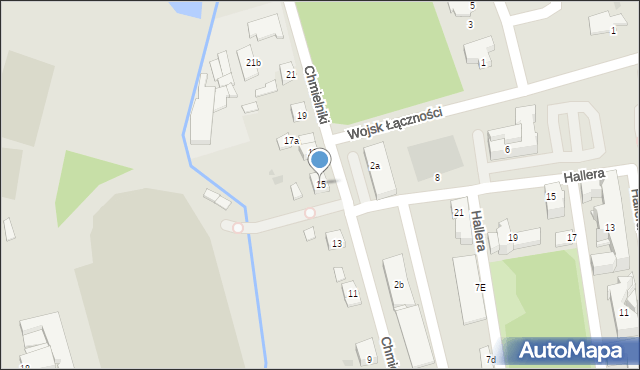 Świecie, Chmielniki, 15, mapa Świecie