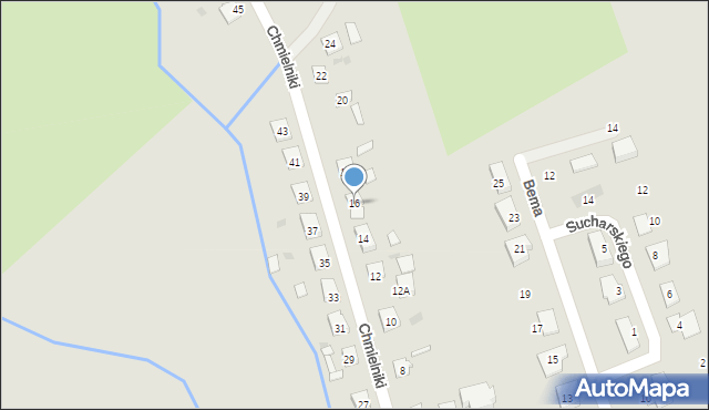 Świecie, Chmielniki, 16, mapa Świecie