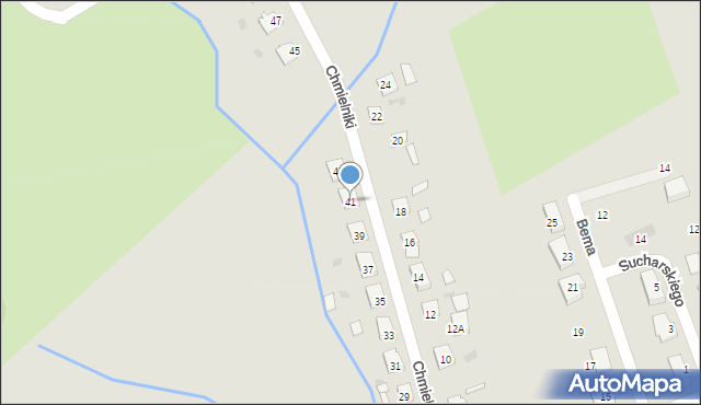 Świecie, Chmielniki, 41, mapa Świecie