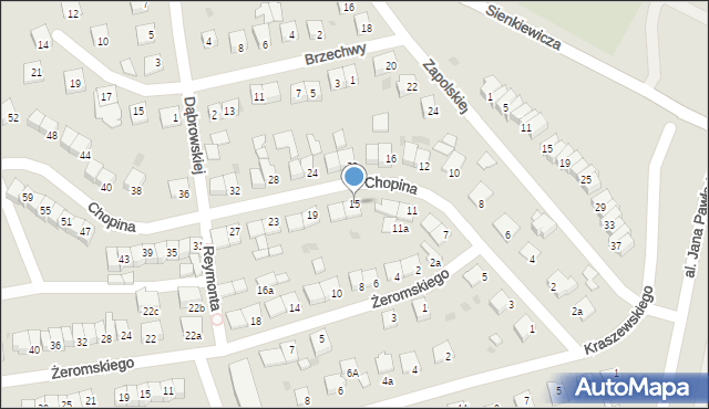 Świecie, Chopina Fryderyka, 15, mapa Świecie