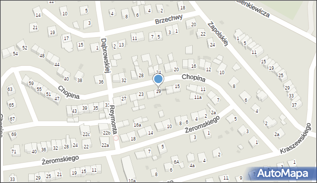 Świecie, Chopina Fryderyka, 19, mapa Świecie
