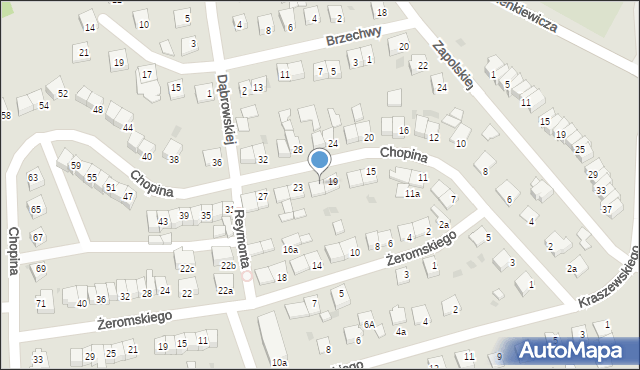 Świecie, Chopina Fryderyka, 21, mapa Świecie