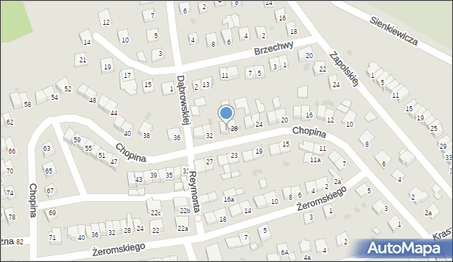 Świecie, Chopina Fryderyka, 30, mapa Świecie