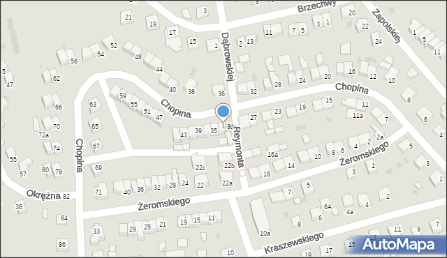 Świecie, Chopina Fryderyka, 33, mapa Świecie
