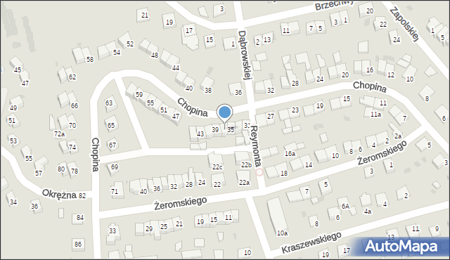 Świecie, Chopina Fryderyka, 37, mapa Świecie