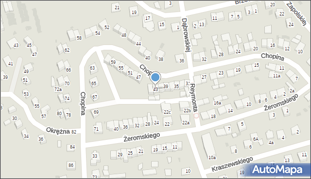 Świecie, Chopina Fryderyka, 43, mapa Świecie