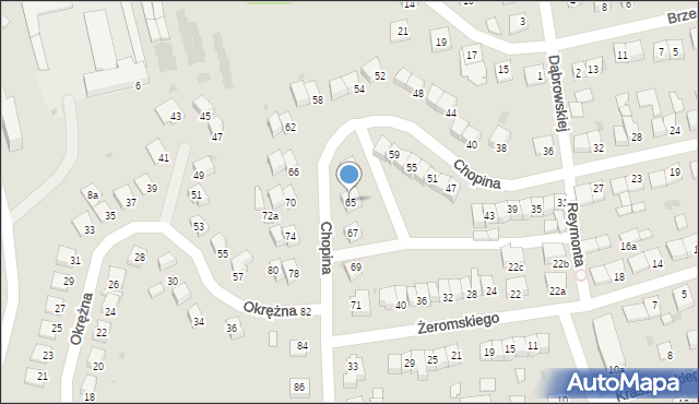 Świecie, Chopina Fryderyka, 65, mapa Świecie