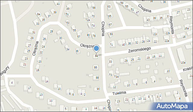 Świecie, Chopina Fryderyka, 84, mapa Świecie