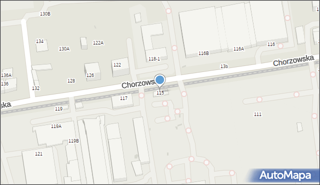 Świętochłowice, Chorzowska, 115, mapa Świętochłowice