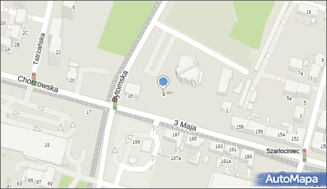 Świętochłowice, Chorzowska, 4, mapa Świętochłowice