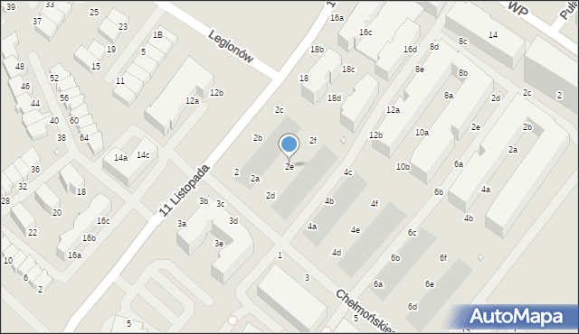 Świnoujście, Chełmońskiego Józefa, 2e, mapa Świnoujście