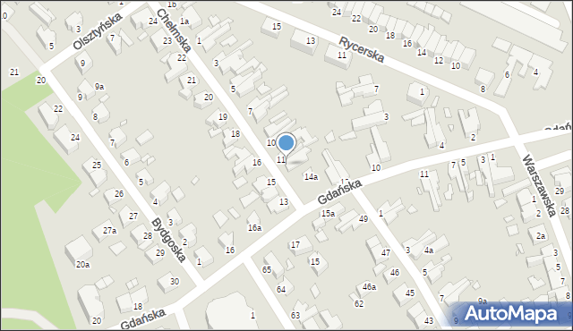 Świnoujście, Chełmska, 12, mapa Świnoujście