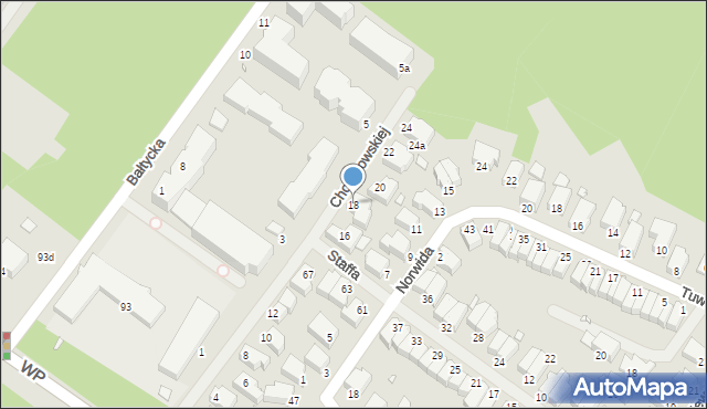 Świnoujście, Chodorowskiej Anny Beaty, 18, mapa Świnoujście