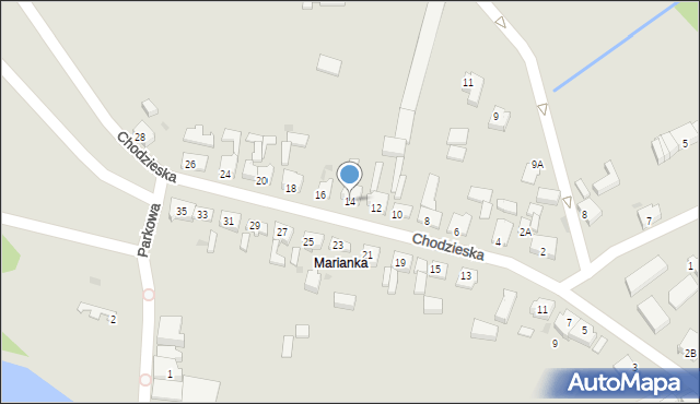 Szamocin, Chodzieska, 14, mapa Szamocin