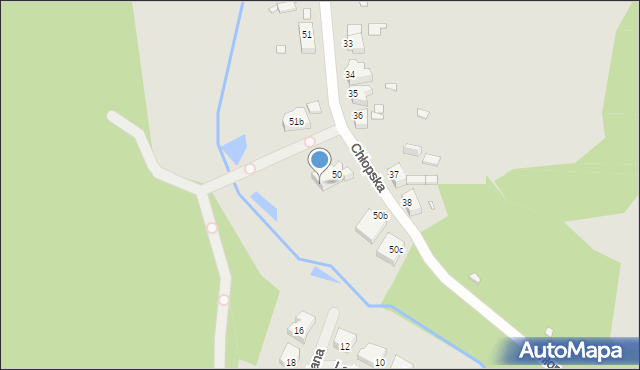 Szczecin, Chłopska, 50a, mapa Szczecina