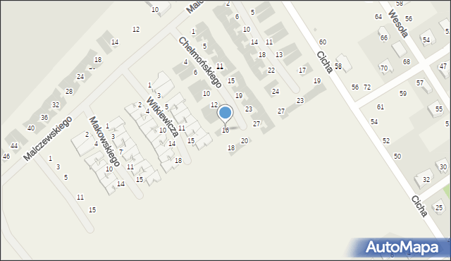 Szczytniki, Chełmońskiego Józefa, 16, mapa Szczytniki