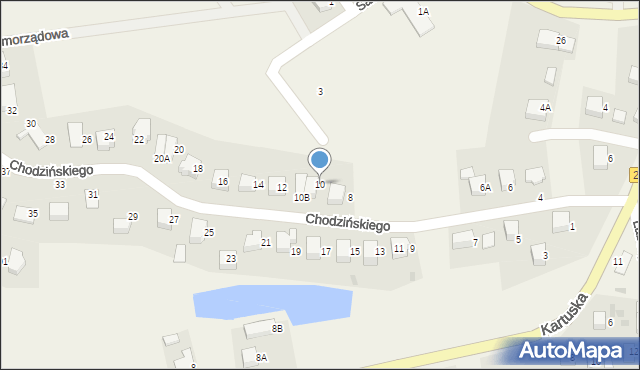 Szemud, Chodzińskiego Józefa, ks., 10, mapa Szemud
