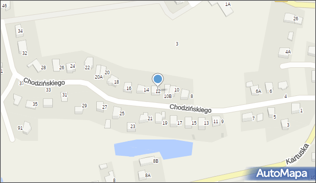 Szemud, Chodzińskiego Józefa, ks., 12, mapa Szemud