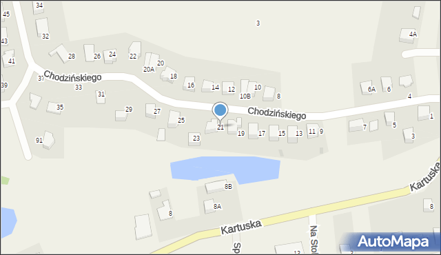 Szemud, Chodzińskiego Józefa, ks., 21, mapa Szemud