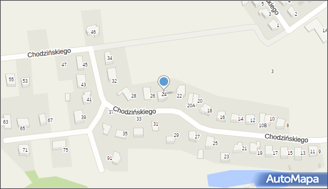 Szemud, Chodzińskiego Józefa, ks., 24, mapa Szemud