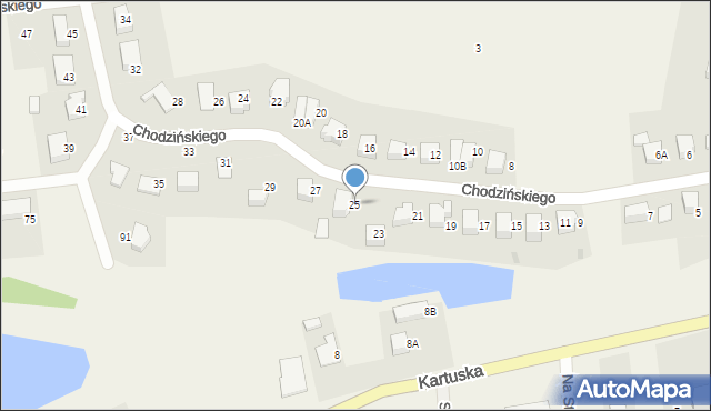 Szemud, Chodzińskiego Józefa, ks., 25, mapa Szemud