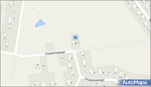 Szemud, Chodzińskiego Józefa, ks., 46, mapa Szemud