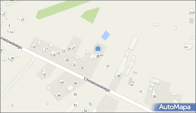 Szówsko, Chmielowskiego Adama, 35, mapa Szówsko