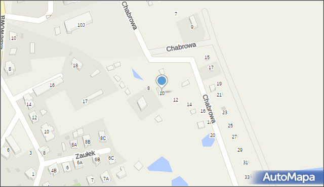 Sztutowo, Chabrowa, 10, mapa Sztutowo